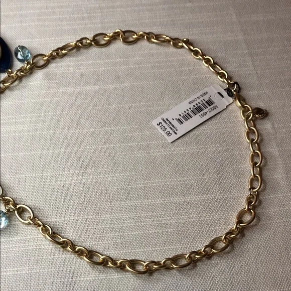 Carolee Semi-Precious Accents Blue Necklace - Picture 14 of 16